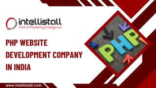 PHP Website Development Company In India