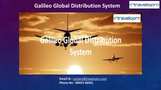 Galileo Global Distribution System