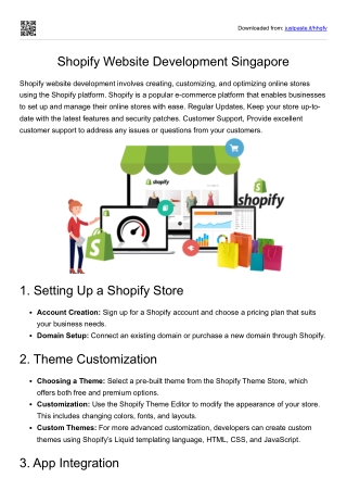 Shopify Website Development Singapore