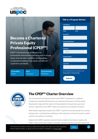 Chartered Private Equity Professional  CPEP™- USPEC