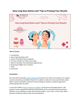 How Long Does Botox Last Tips to Prolong Your Results