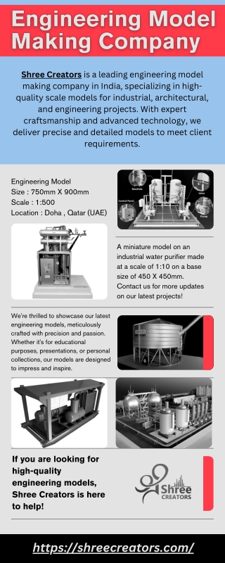 High-Quality Engineering Model Makers India - Shree Creators