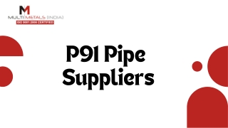 P91 Pipe Suppliers