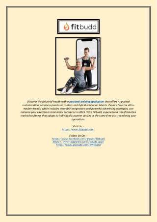 Top Personal Training Application for 2025: AI, Hybrid Training & More