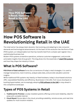 Supporting Retail Expansion and Scalability