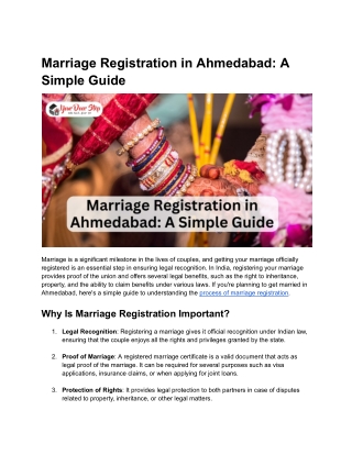 Marriage Registration in Ahmedabad_ A Simple Guide