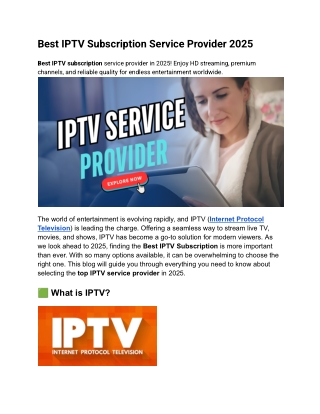 Best IPTV Subscription Service Provider 2025 (1)