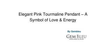 Elegant Pink Tourmaline Pendant – A Symbol of Love & Energy