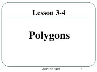 Lesson 3-4