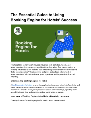 Booking Engine for Hotels