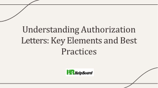 Authorization Letter Template