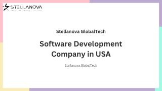 Stellanova Globaltech: Top Software Development Company USA