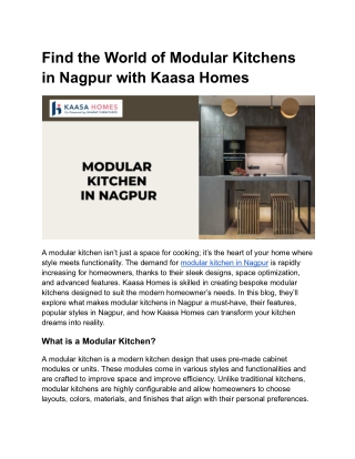 Modular Kitchen in Nagpur