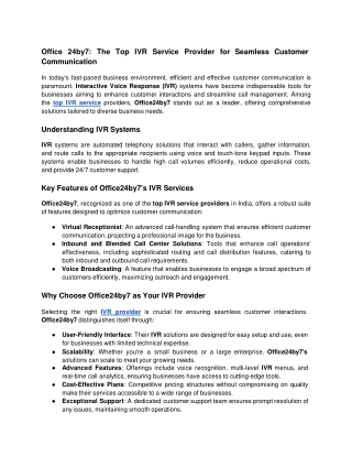 Office 24by7  The Top IVR Service Provider for Seamless Customer Communication.docx  Google Docs