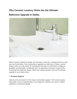 why-ceramic-lavatory-sinks-are-the-ultimate-bathroom-upgrade-in-dallas