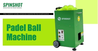 Sturdy and Best Padel ball Machine