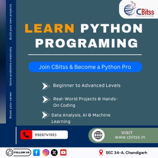 Best Python Course in Chandigarh | CBitss