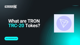 What are TRON TRC-20 Tokes