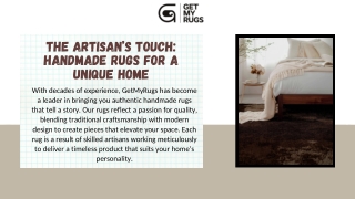 Handmade Rugs: Weaving Beauty and Tradition for Your Home