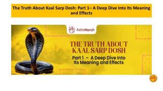 The Truth About Kaal Sarp Dosh Part 1 A Deep Dive Into Its Meaning and Effects