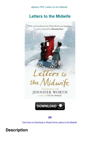 eBooks PDF Letters to the Midwife