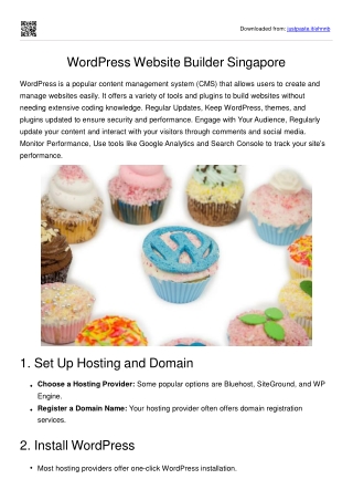 WordPress Website Builder Singapore