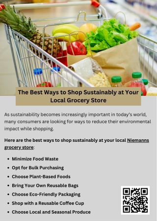 The Best Ways to Shop Sustainably at Your Local Grocery Store