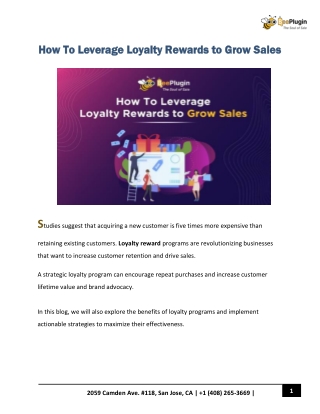 How To Leverage Loyalty Rewards to Grow Sales