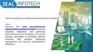 Efficient SAP Consulting Services in Dubai for Your Business Growth