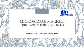 Microalgae Market Opportunities: Exploring Applications in Food, Energy, and Hea