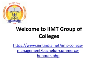 IIMT Group of Colleges – A Premier Destination for Commerce Education