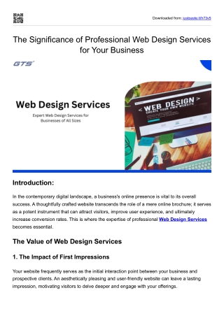 web design services