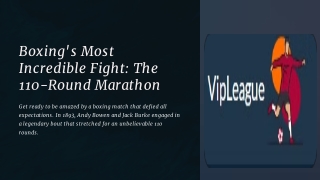 Boxing Live Stream Free