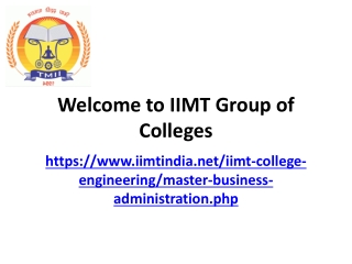 IIMT Group of Colleges – A Premier Institution for MBA Aspirants
