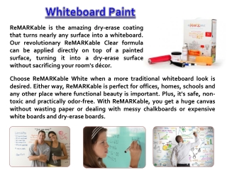 Whiteboard Paint