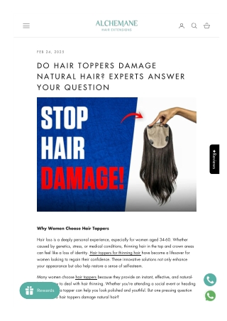 Do Hair Toppers Damage Natural Hair Experts Answer Your Question