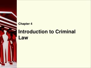 PPT - Introduction To Criminal Law PowerPoint Presentation, Free ...