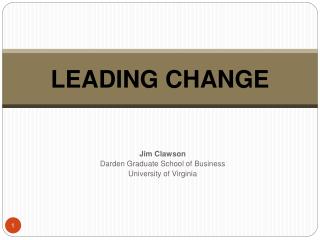 PPT - LEADING CHANGE PowerPoint Presentation, Free Download - ID:1400002