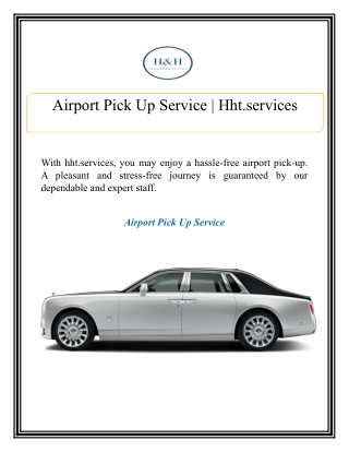 Airport Pick Up Service | Hht.services