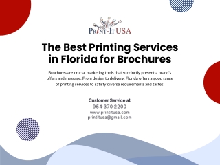 brochure printing in florida