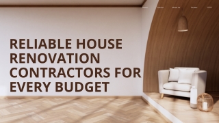 Reliable House Renovation Contractors for Every Budget