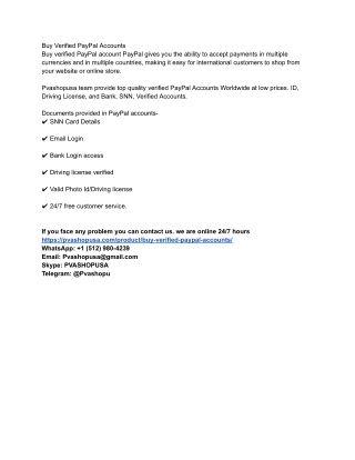 5 Best Sites To Buy Verified PayPal Accounts in 2024