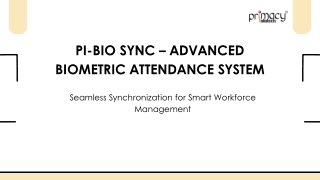 Pi-Bio Sync – Advanced Biometric Attendance System