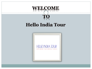 Rajasthan Tour Packages Europe | Hello India Tour