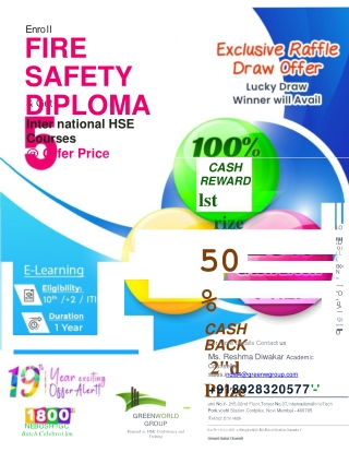 FIRE SAFETY DIPLOMA COURSE IN AHMEDABAD