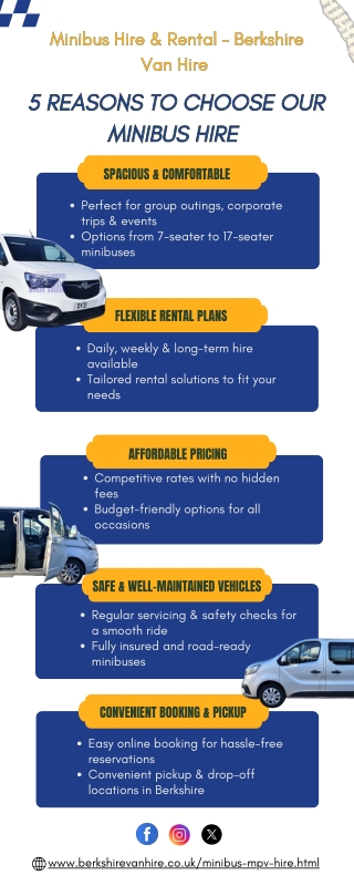Minibus Hire & Rental – Berkshire Van Hire