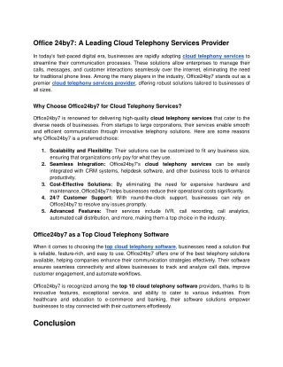 Office 24by7 A Leading Cloud Telephony Services Provider.docx  Google Docs