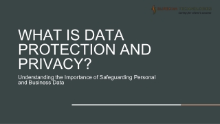 What is Data Protection and Privacy