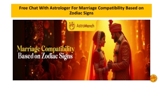 Free Chat With Astrologer For Marriage Compatibility Based on Zodiac Signs