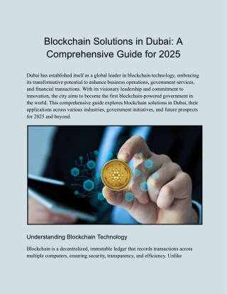 Blockchain Solutions in Dubai_ A Comprehensive Guide for 2025